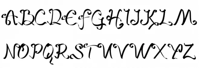 Hegorustow Schriftart Groß