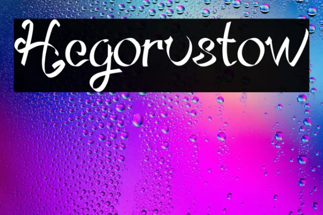 Hegorustow Example 2