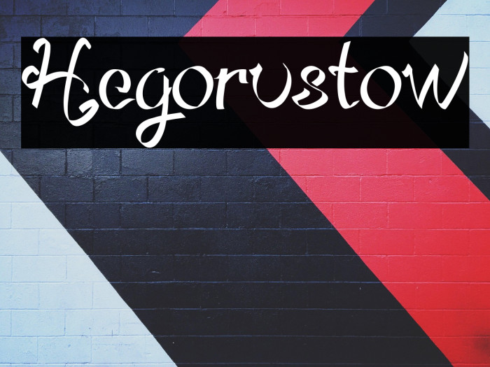 Hegorustow Example 3