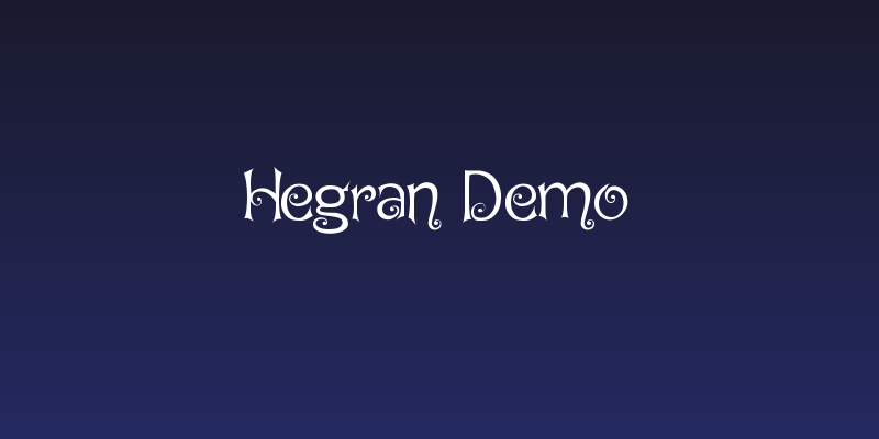 Hegran Demo Social Header
