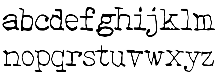 Hehku Font LOWERCASE