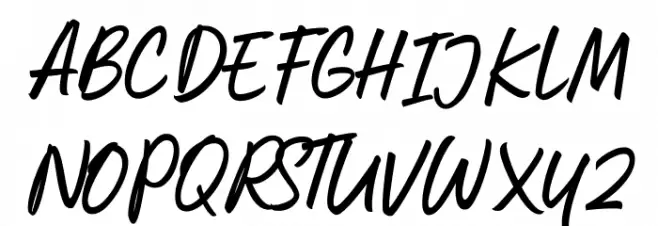 Hei Reina Regular Schriftart Groß