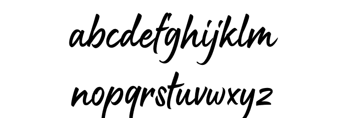 Hei Reina Regular Font LOWERCASE