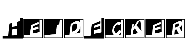 HeidEcker  Free Fonts Download
