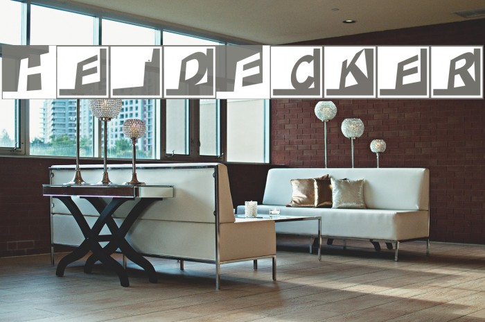 HeidEcker Font examples