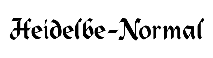 Heidelbe-Normal  Descarca Fonturi Gratis