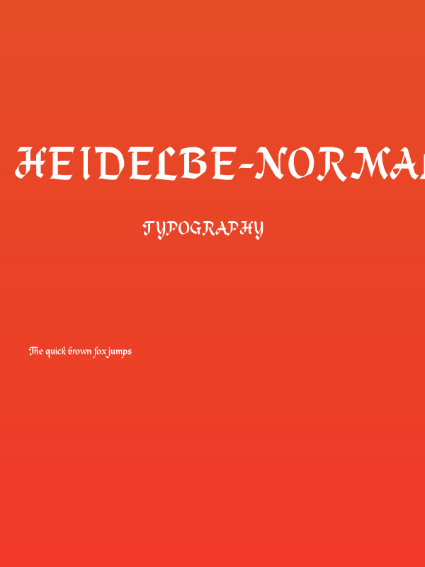 Heidelbe-Normal Poster