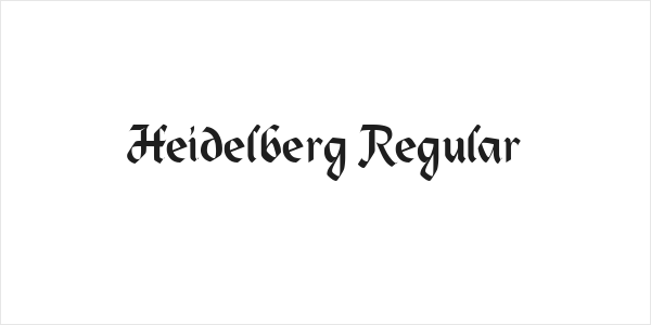 Heidelberg Regular Logo