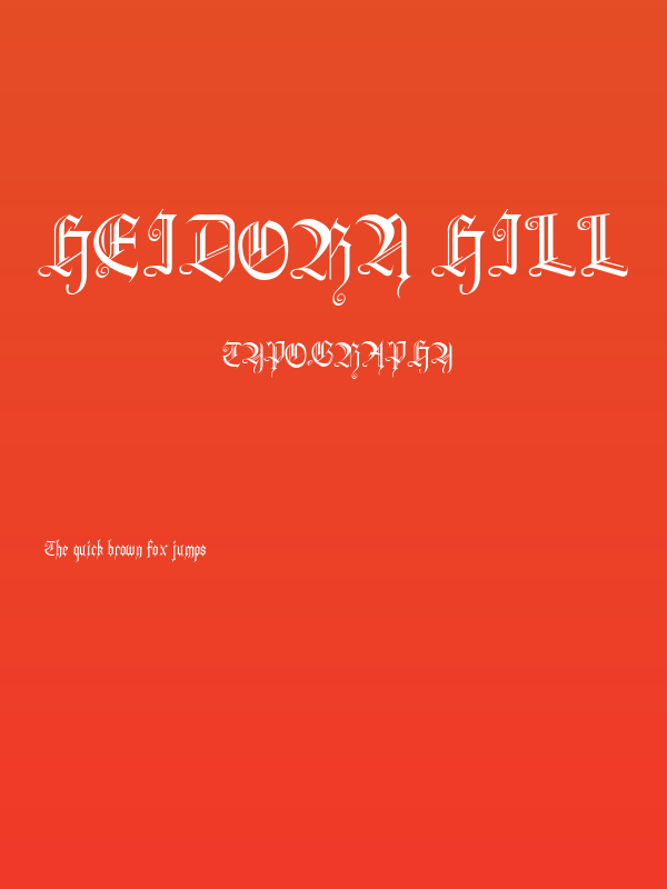 Heidorn Hill Poster