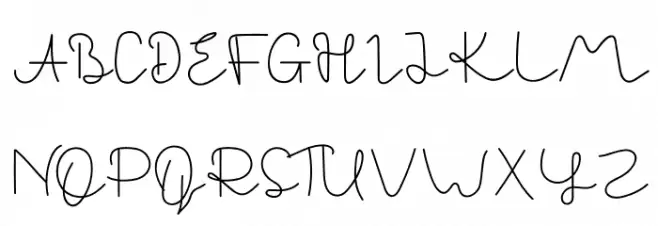 Heigh Lovely Шрифта ВЕРХНИЙ