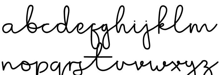 Heigh Lovely Font LOWERCASE
