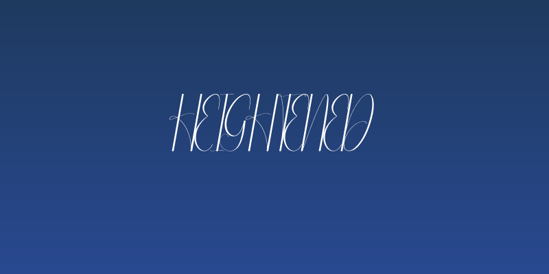 Heightened Social Header