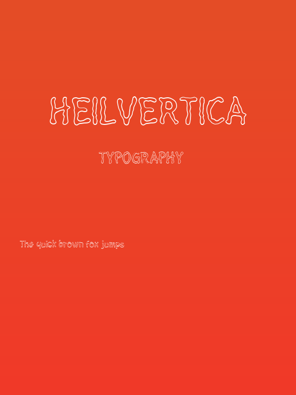 HeilVertica Poster