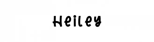 Heiley 字体
