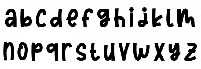 Heiley 字体 小写