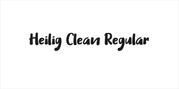 Heilig Clean Regular Logo