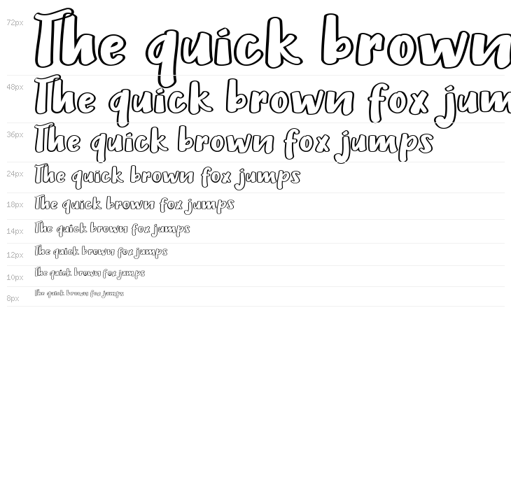 Heilig Outline Regular Waterfall