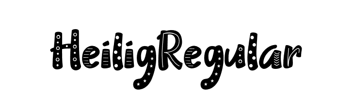 Heilig Regular  Frei Schriftart Herunterladen