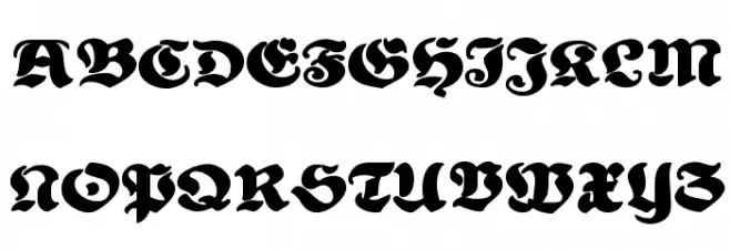 Heimat Schriftart Groß