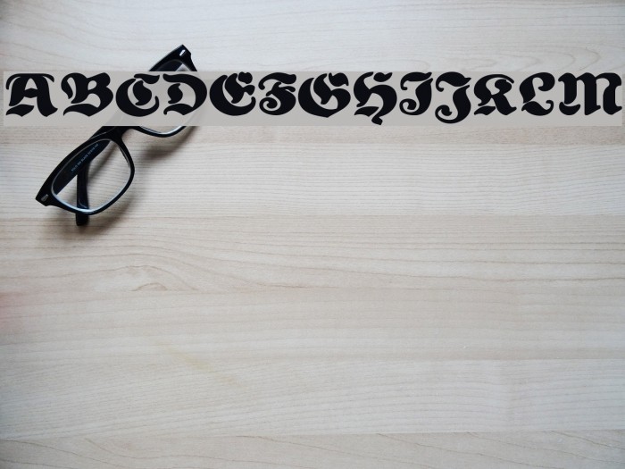 Heimat Font examples