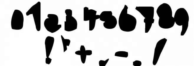 Heimchen Black Font OTHER CHARS