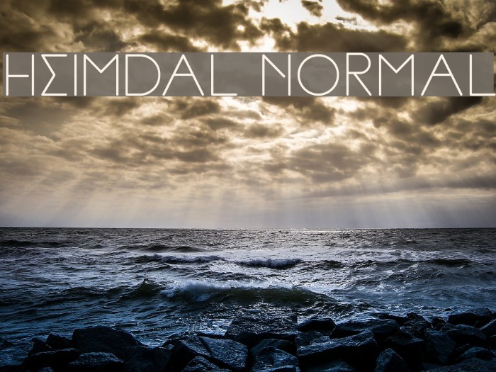 Heimdal Normal Font examples