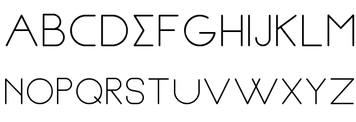 Heimdal Normal Font LOWERCASE