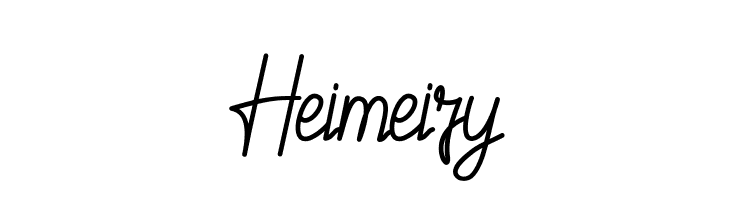 Heimeiry  font caratteri gratis
