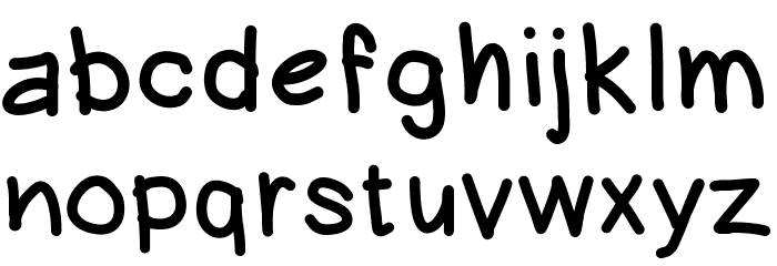 HeinWriting Font LOWERCASE