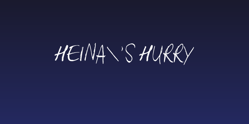 Heina's hurry Social Header