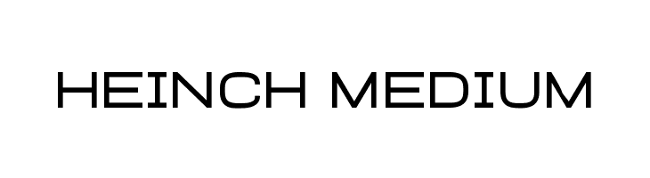 Heinch Medium  les polices de caractères gratuit tlcharger