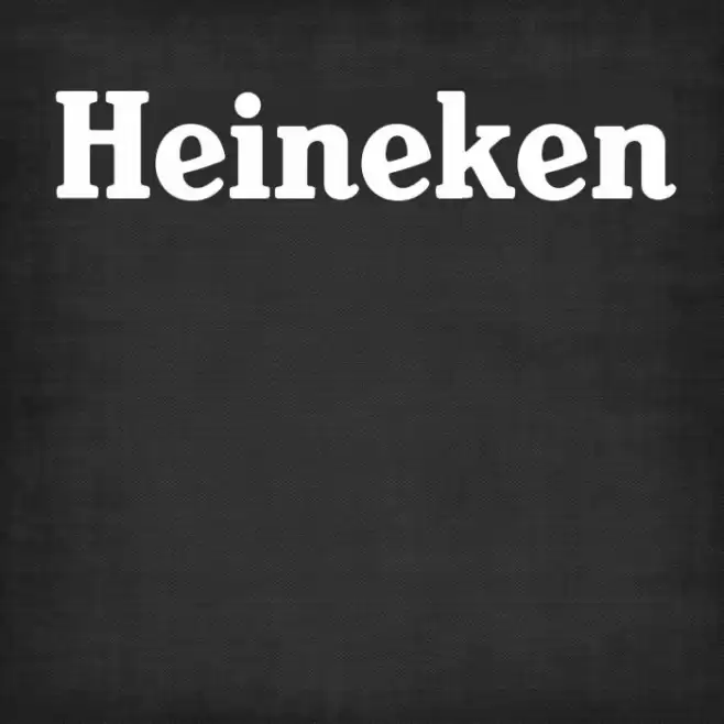 Heineken Font examples