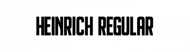 Heinrich Regular  لخطوط تنزيل
