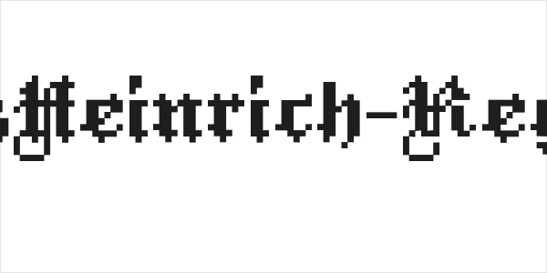 HeinzHeinrich-Regular Logo