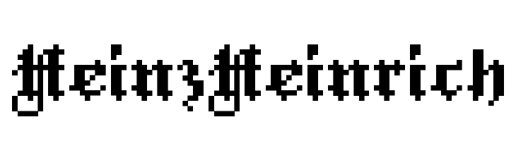 HeinzHeinrich  Free Fonts Download