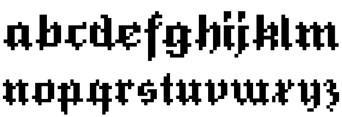 HeinzHeinrich Font LOWERCASE