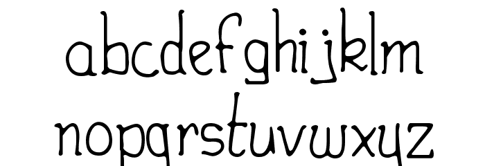 Heirany Slight フォント 小文字