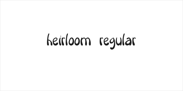 Heirloom Regular Logo