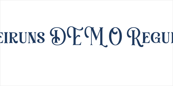 Heiruns DEMO Regular Logo