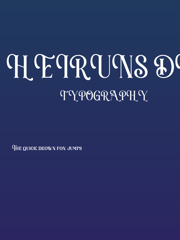 Heiruns DEMO Regular Poster