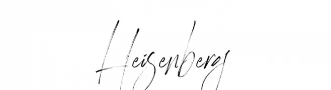 Heisenberg  Frei Schriftart Herunterladen
