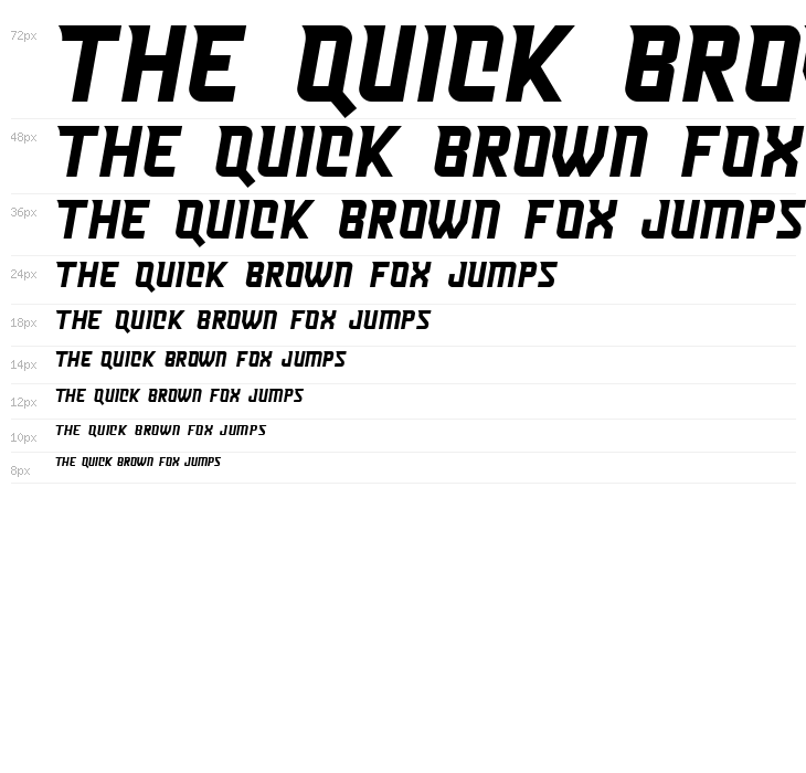 Heist-Italic Waterfall