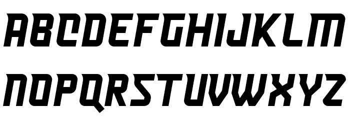 Heist-Italic Font LOWERCASE