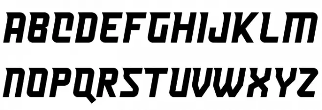 Heist-Italic फ़ॉन्ट लोअरकेस
