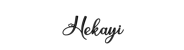 Hekayi  नि: शुल्क फ़ॉन्ट्स डाउनलोड