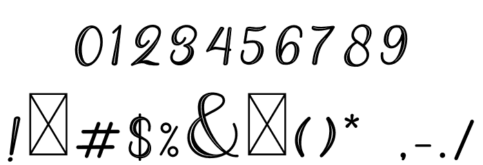 Hekayi フォント その他の文字