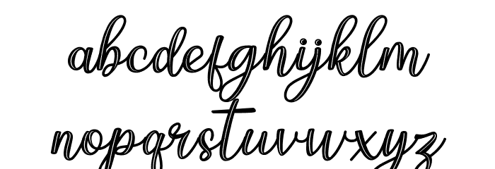 Hekayi Font LOWERCASE