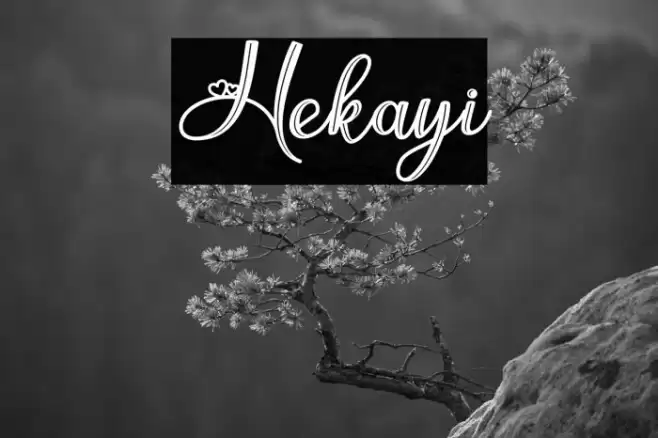 Hekayi Font examples