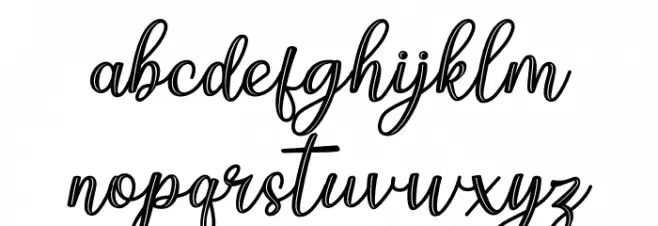 Hekayi خط أحرف صغيرة