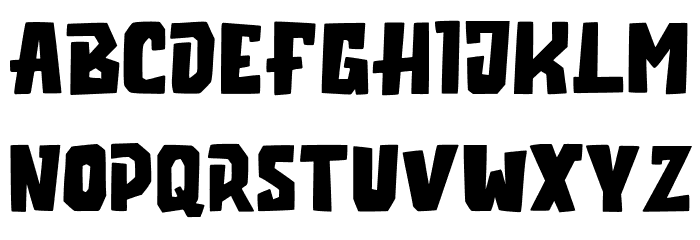 Hekson Free Regular Font LOWERCASE